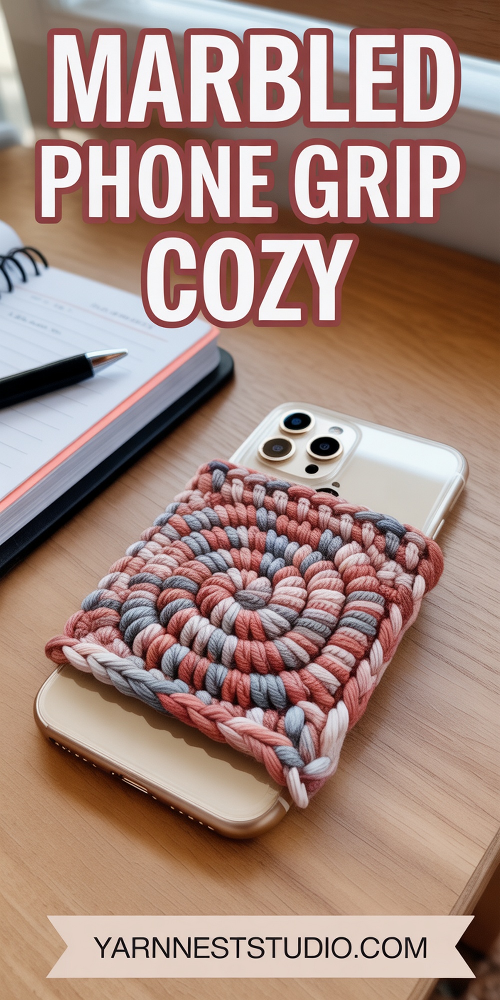 Marbled Phone Grip Cozy