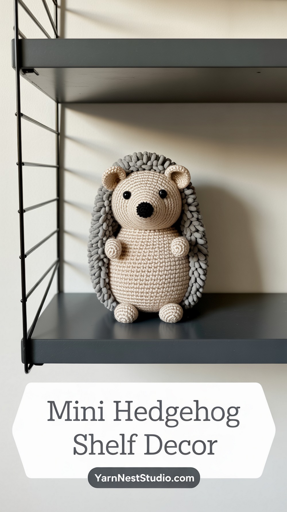 Mini Hedgehog Shelf Decor