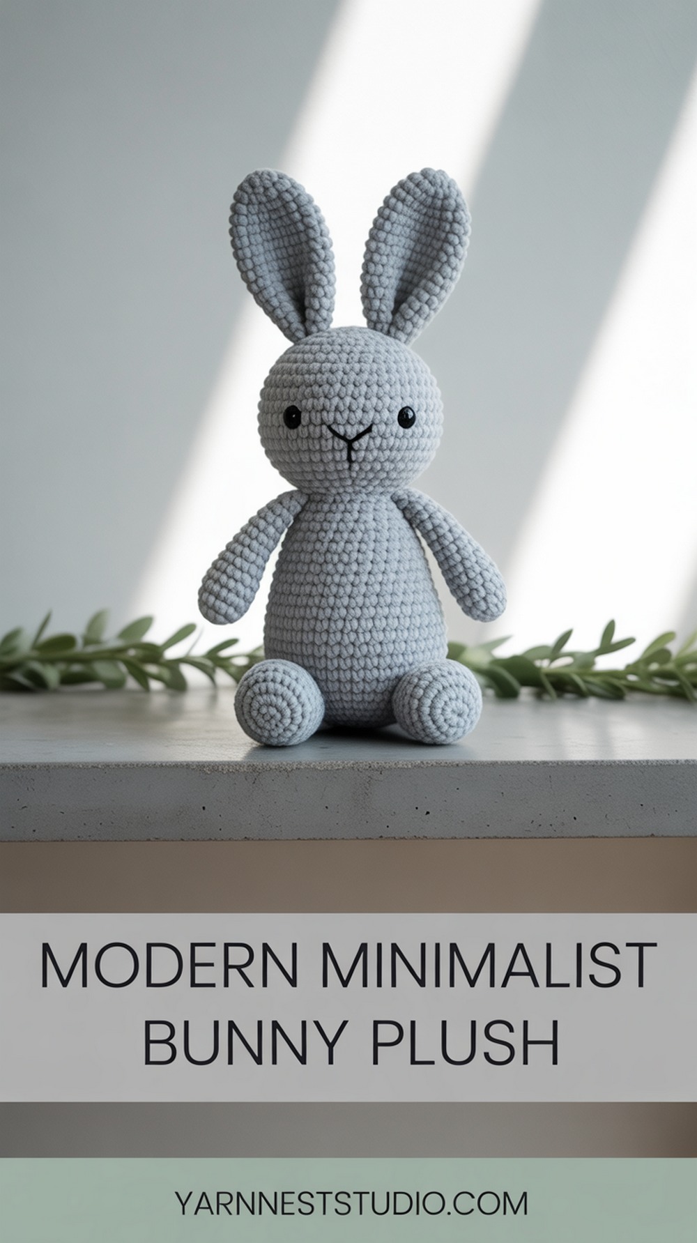 Modern Minimalist Bunny Plush