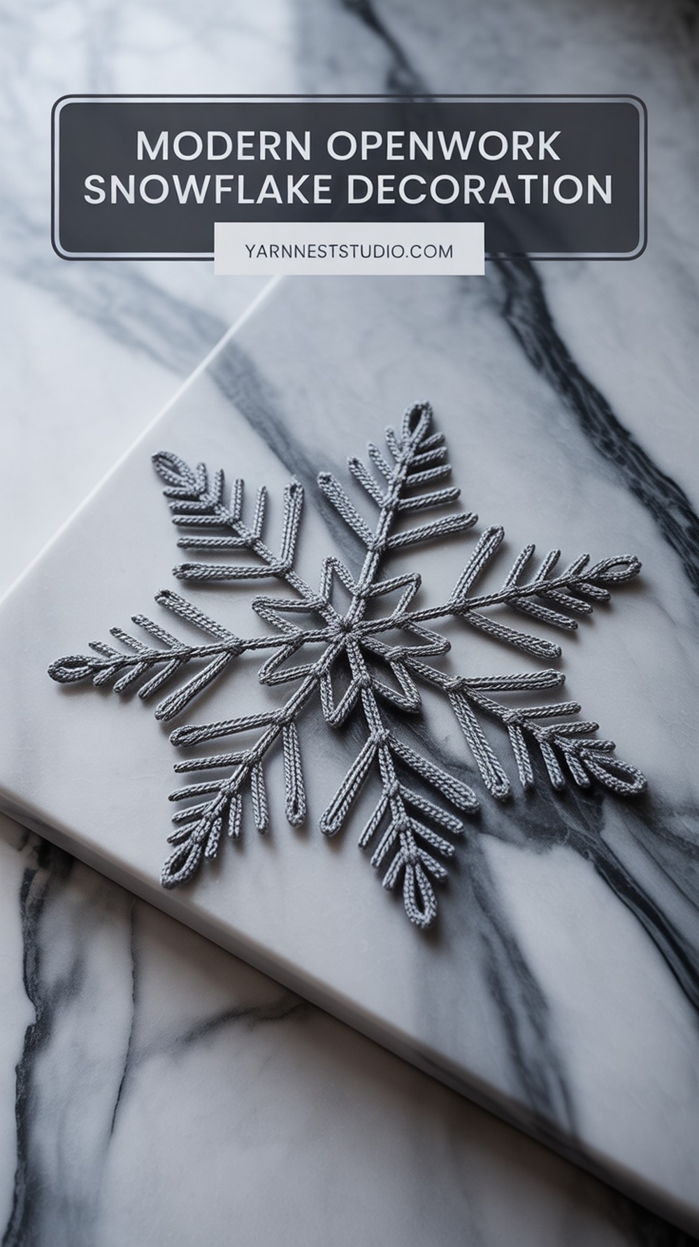 Modern Openwork Snowflake Decoration
