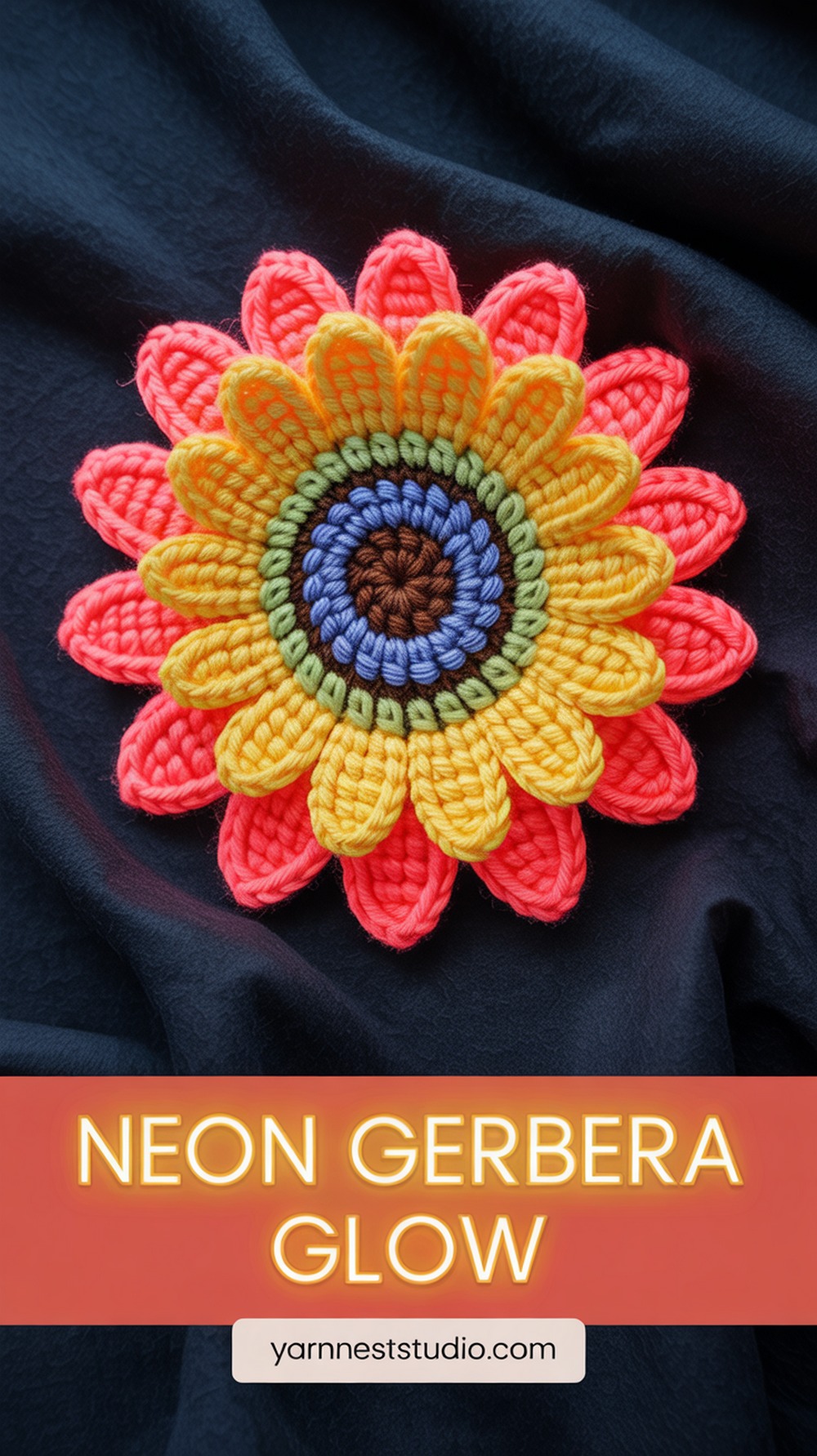 Neon Gerbera Glow