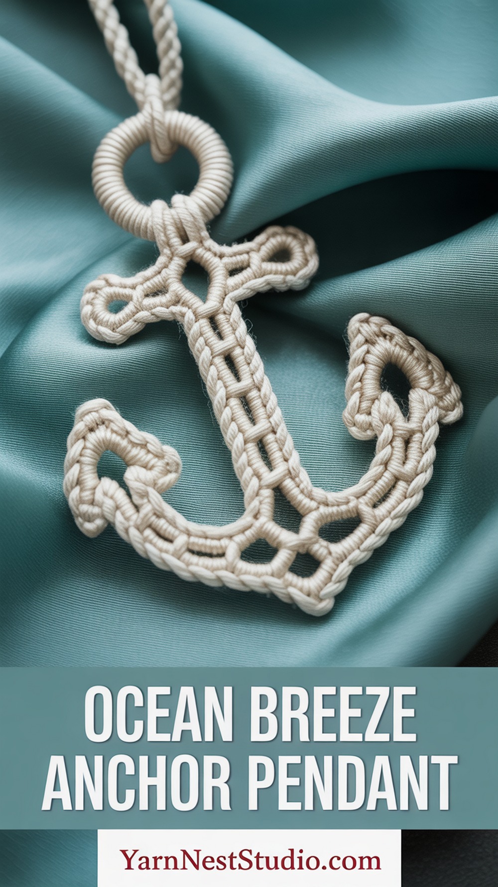 Ocean Breeze Anchor Pendant