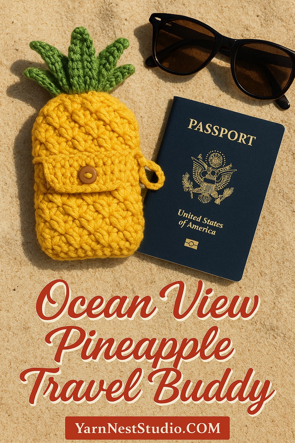 Ocean View Pineapple Travel Buddy