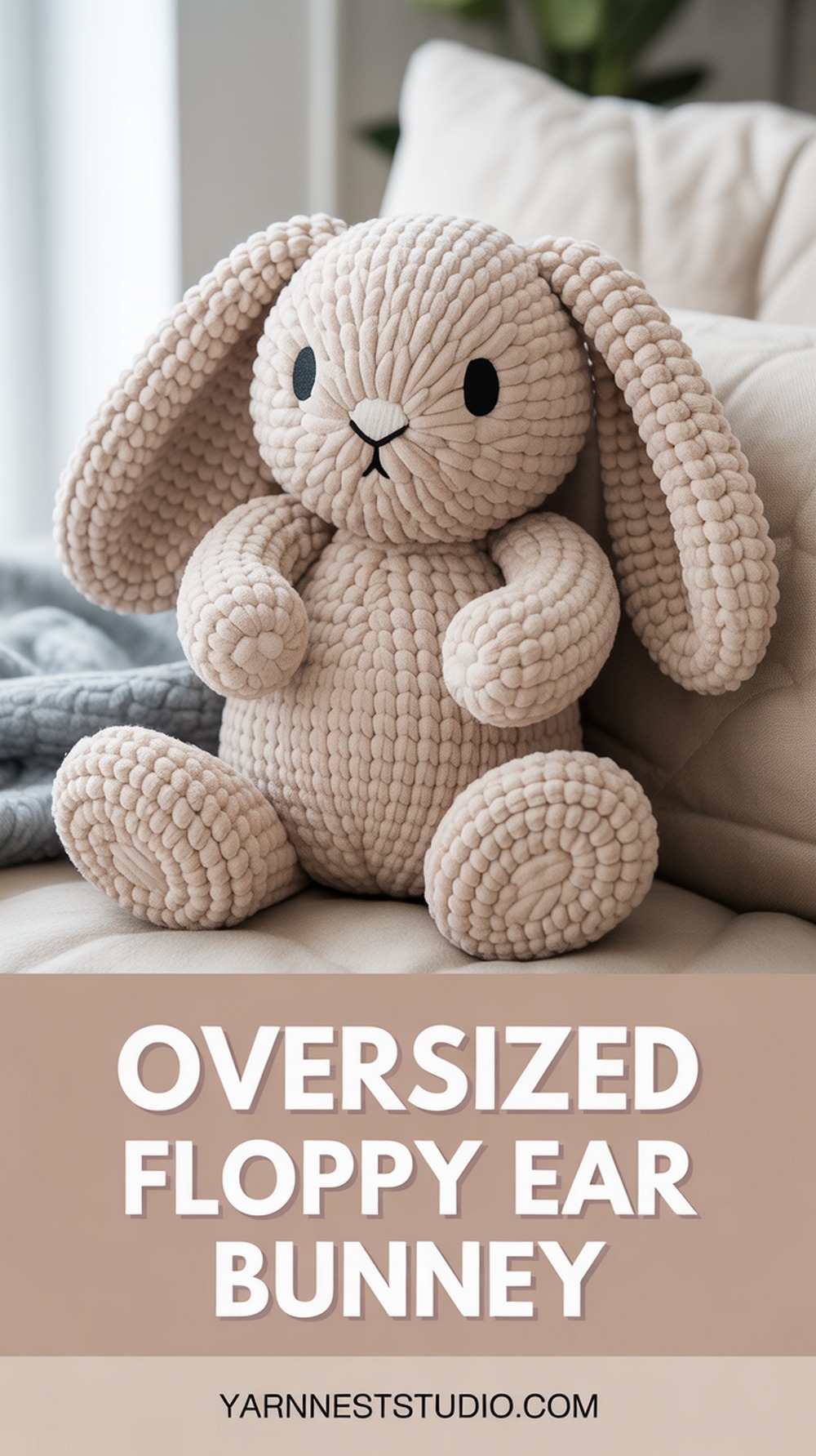 Oversized Floppy Ear Bunny