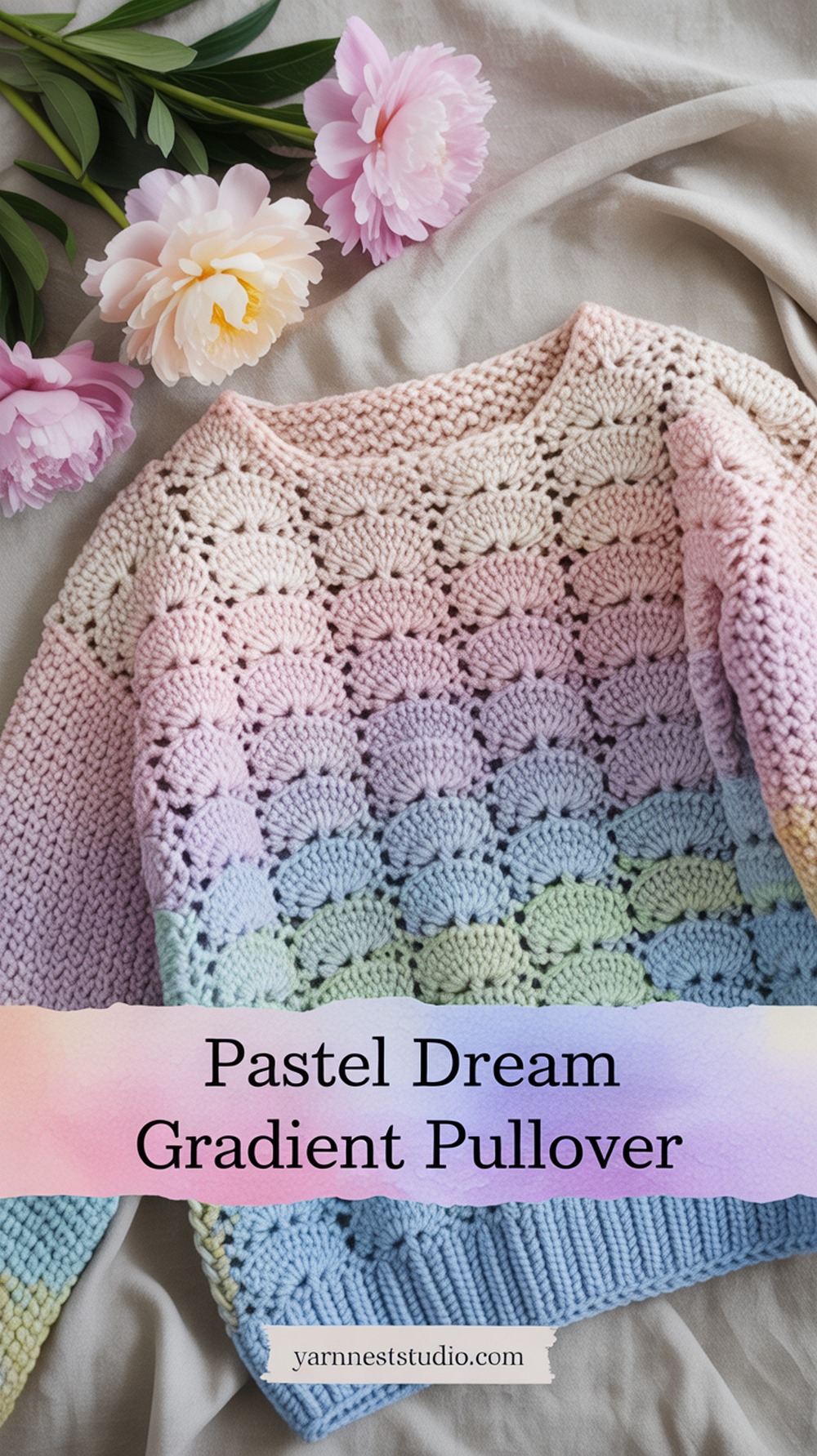 Pastel Dream Gradient Pullover