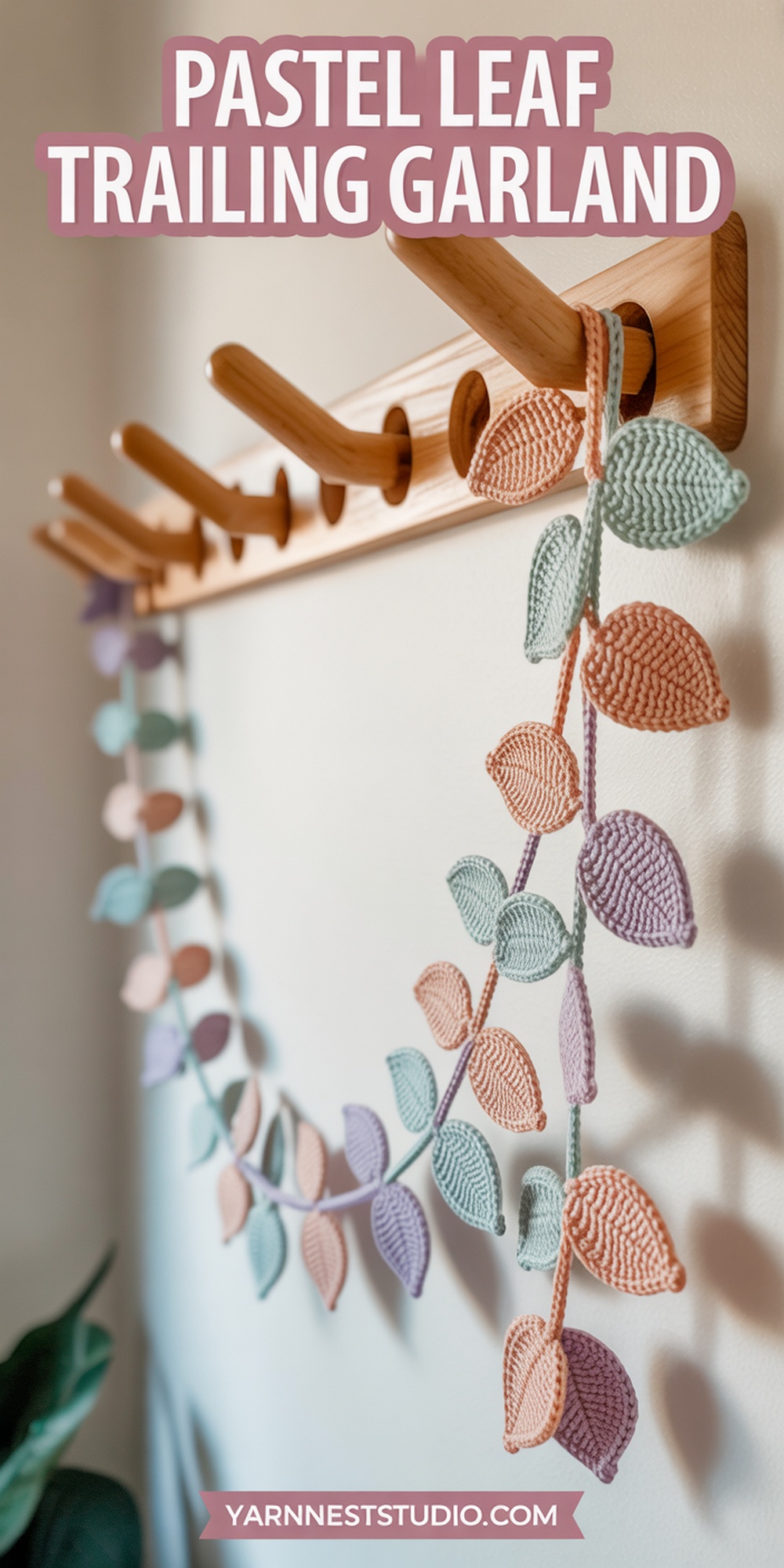 Pastel Leaf Trailing Garland