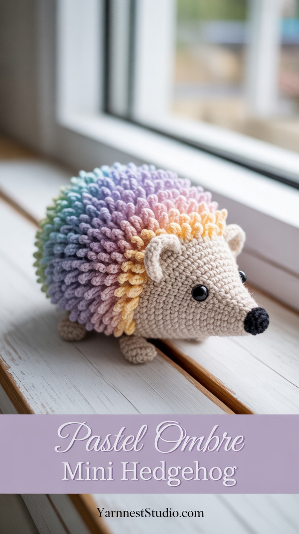 Pastel Ombre Mini Hedgehog
