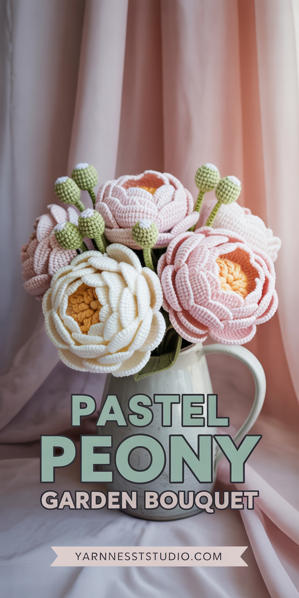 Pastel Peony Garden Bouquet