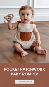 Pocket Patchwork Baby Romper