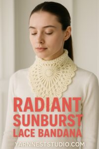 Radiant Sunburst Lace Bandana