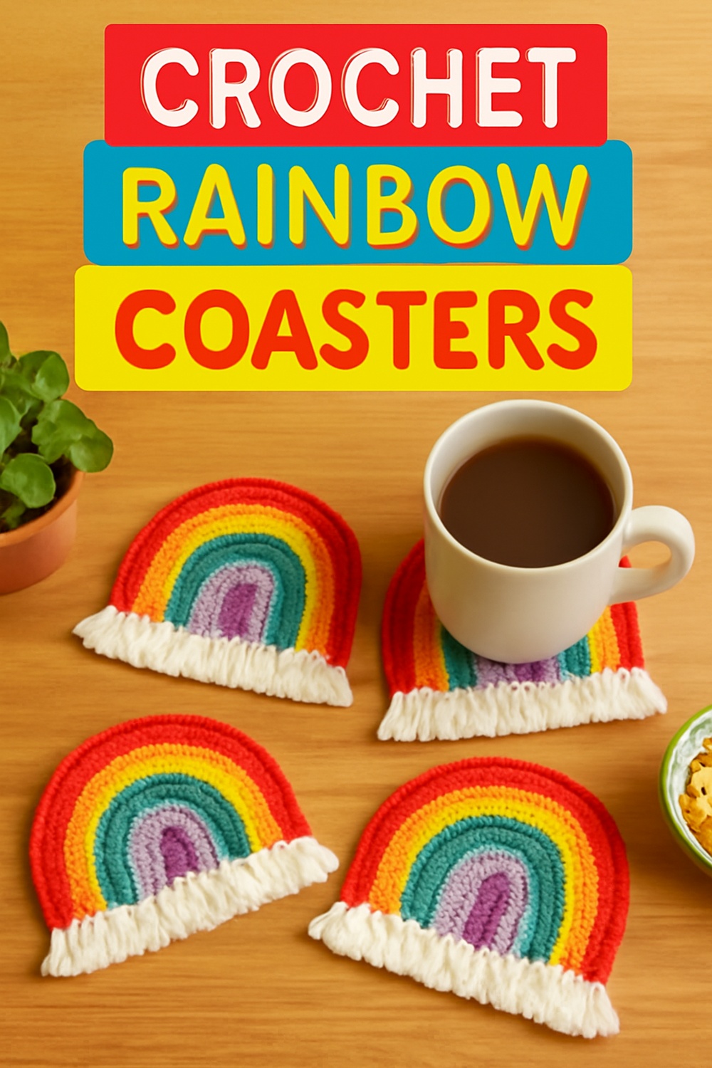 Rainbow Coasters