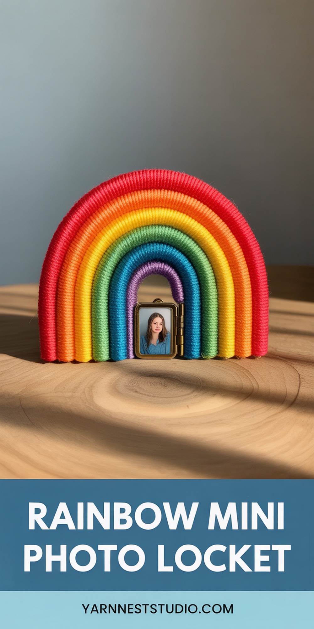 Rainbow Mini Photo Locket