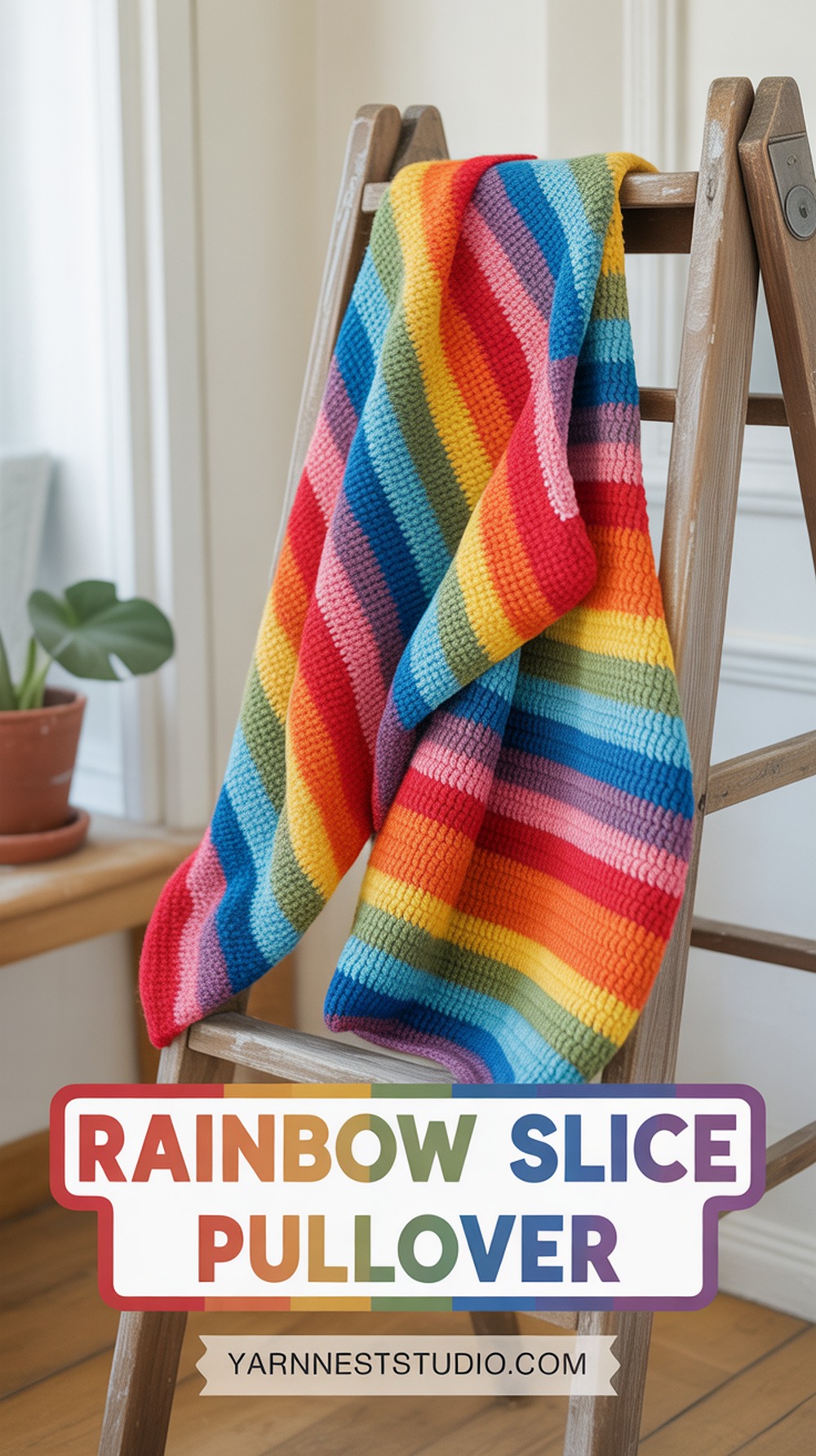 Rainbow Slice Pullover