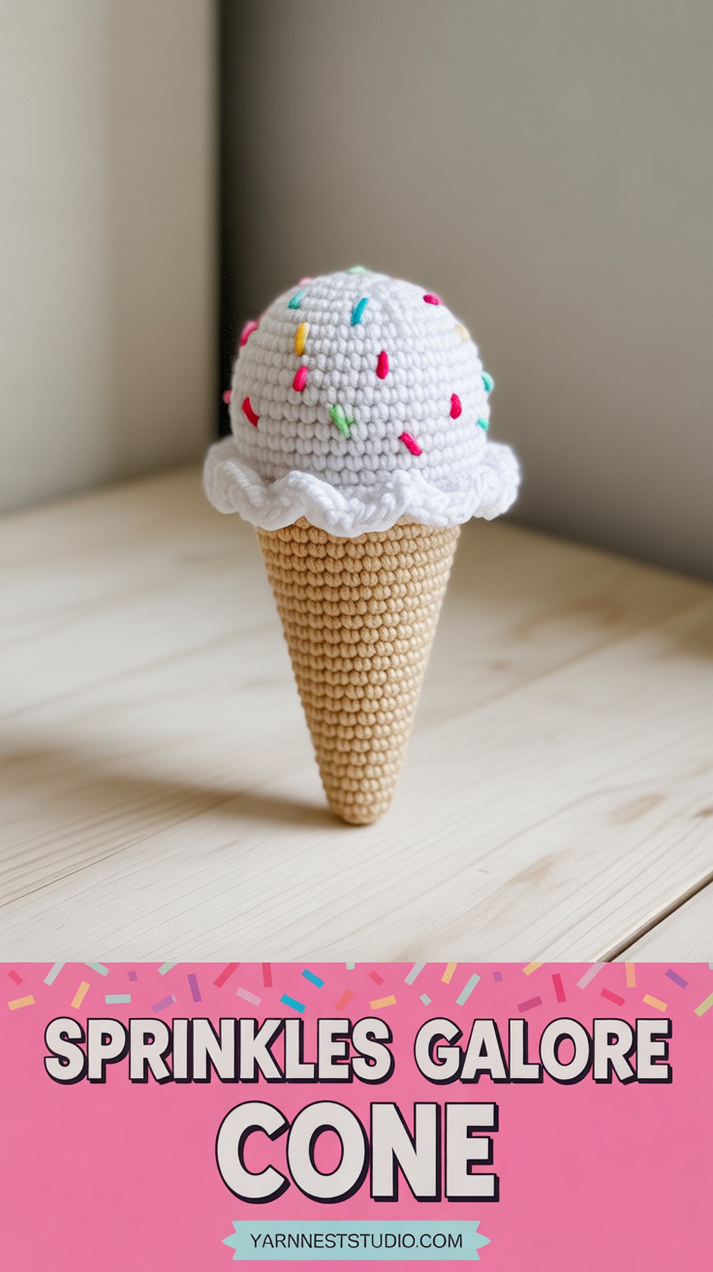 Sprinkles Galore Cone