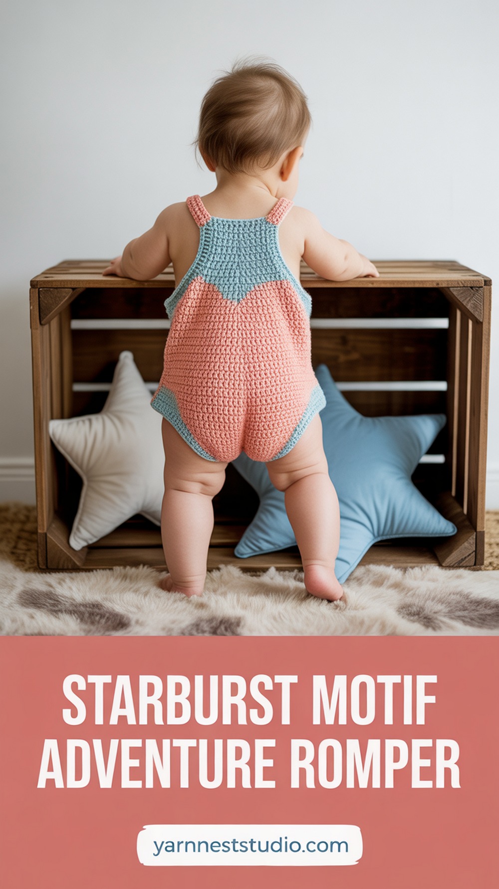 Starburst Motif Adventure Romper