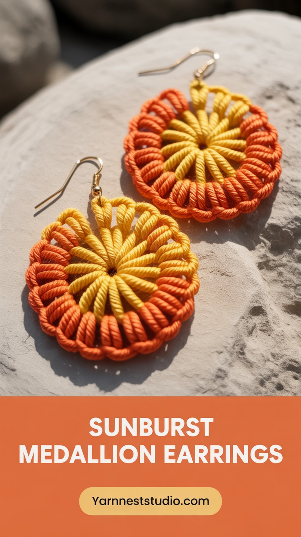 Sunburst Medallion Earrings