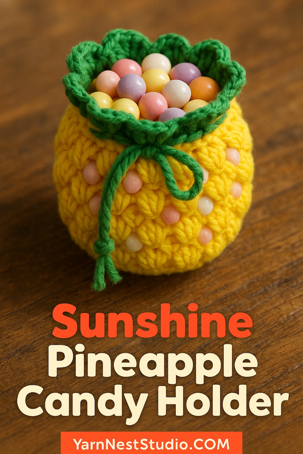 Sunshine Pineapple Candy Holder