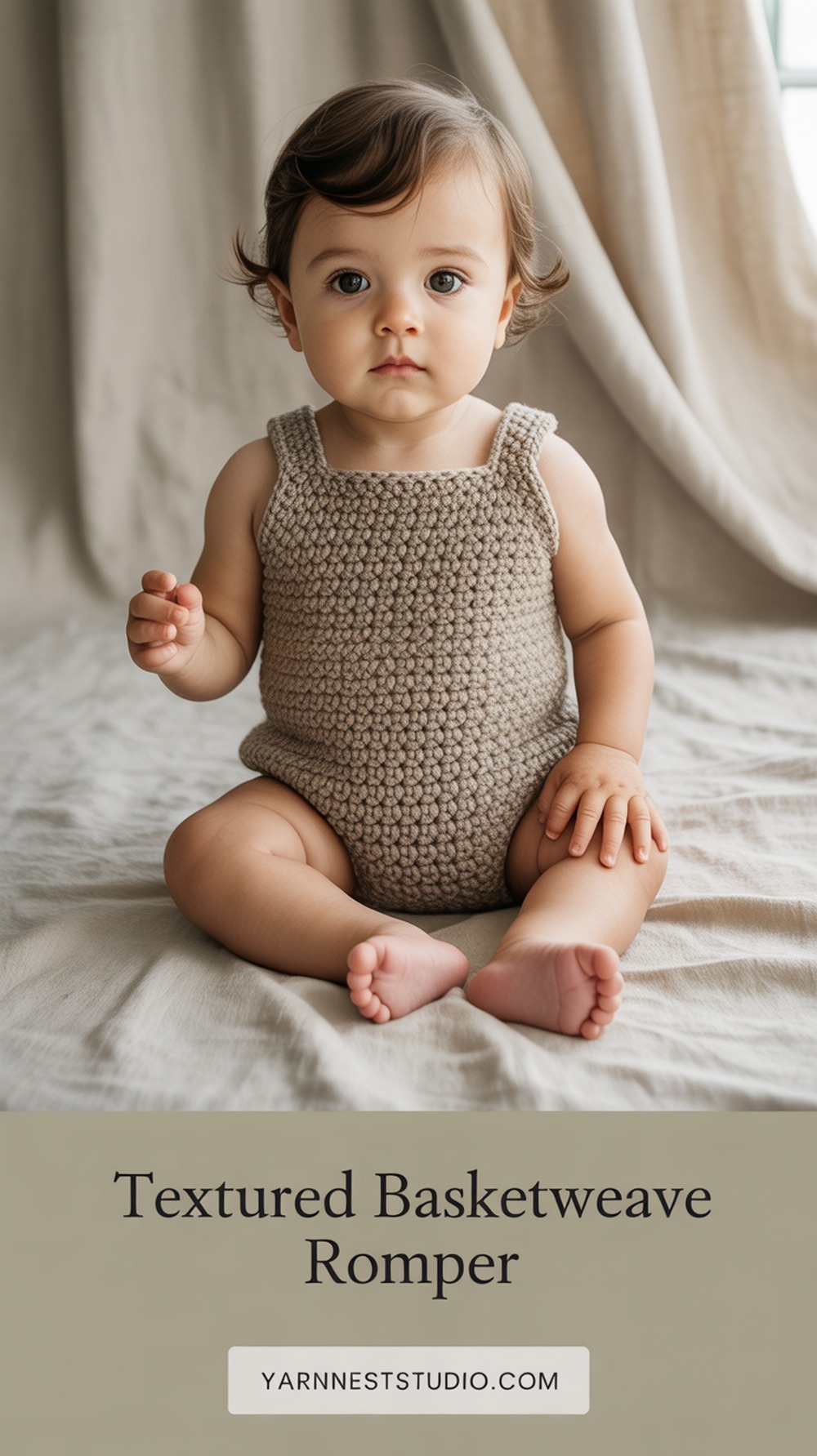 Textured Basketweave Romper