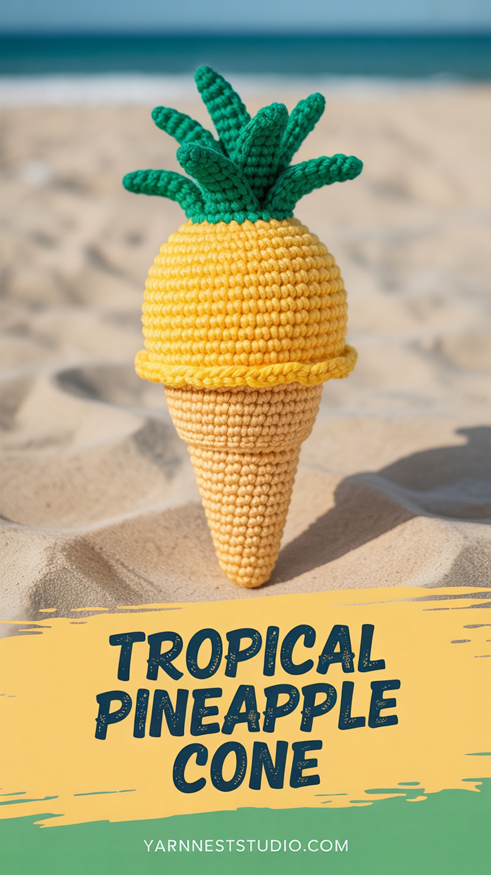 Tropical Pineapple Cone