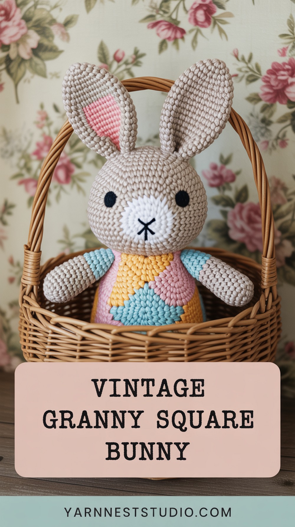Vintage Granny Square Bunny