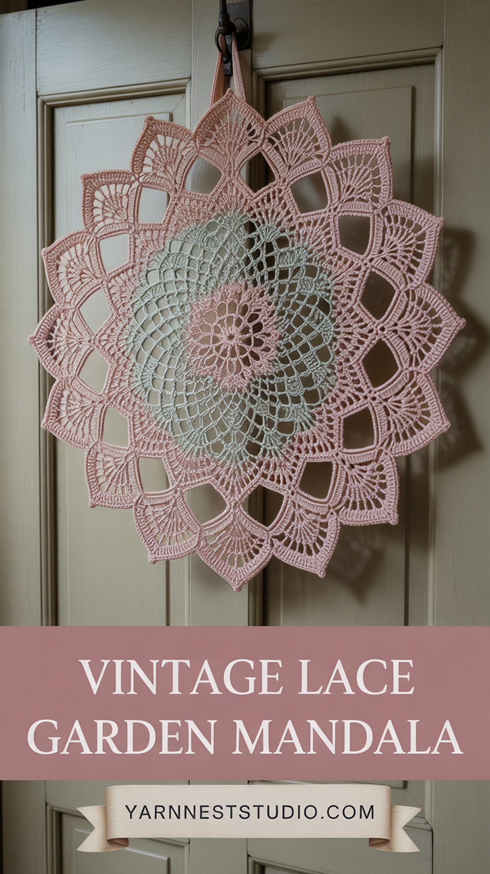 Vintage Lace Garden Mandala