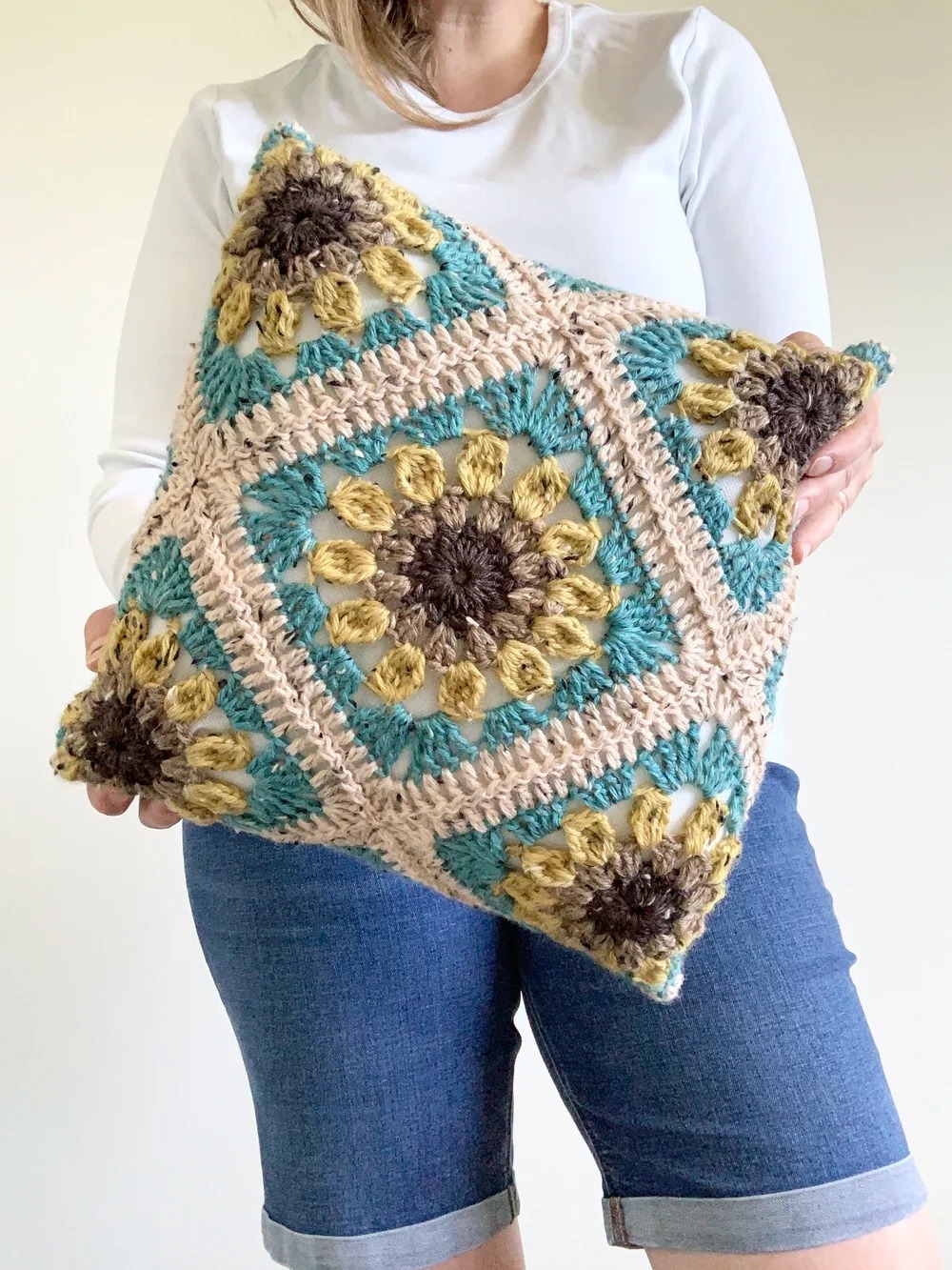 Autumn Sunflower Pillow