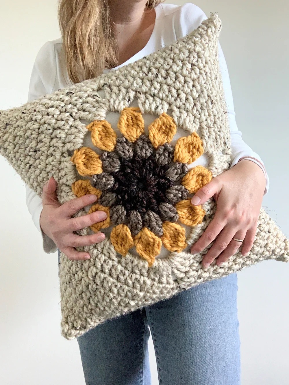 Basic Sunflower Pillow
