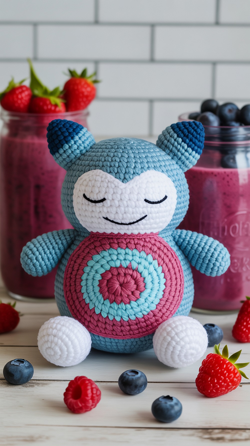 Berry Smoothie Snorlax Plushie