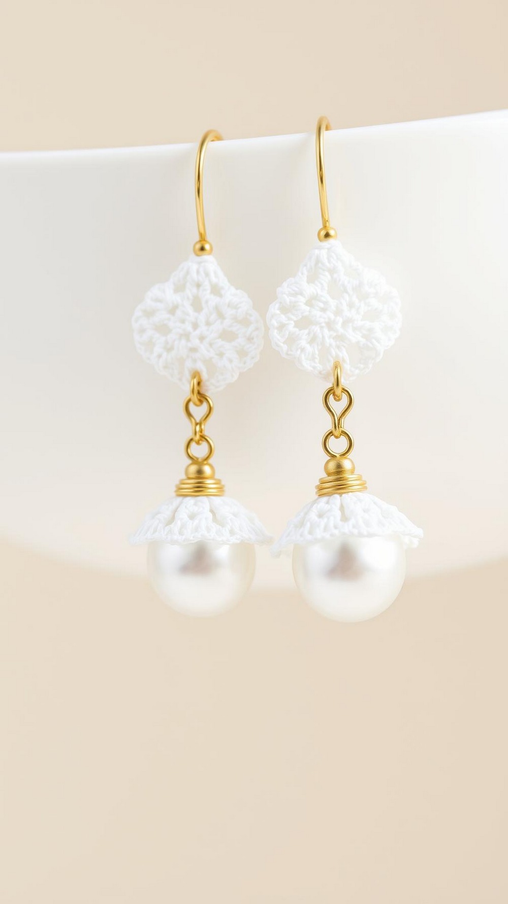 Bridal Pearl Drop Earrings