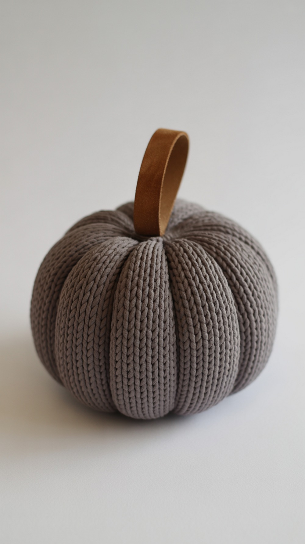Brioche Rib Crochet Pumpkin