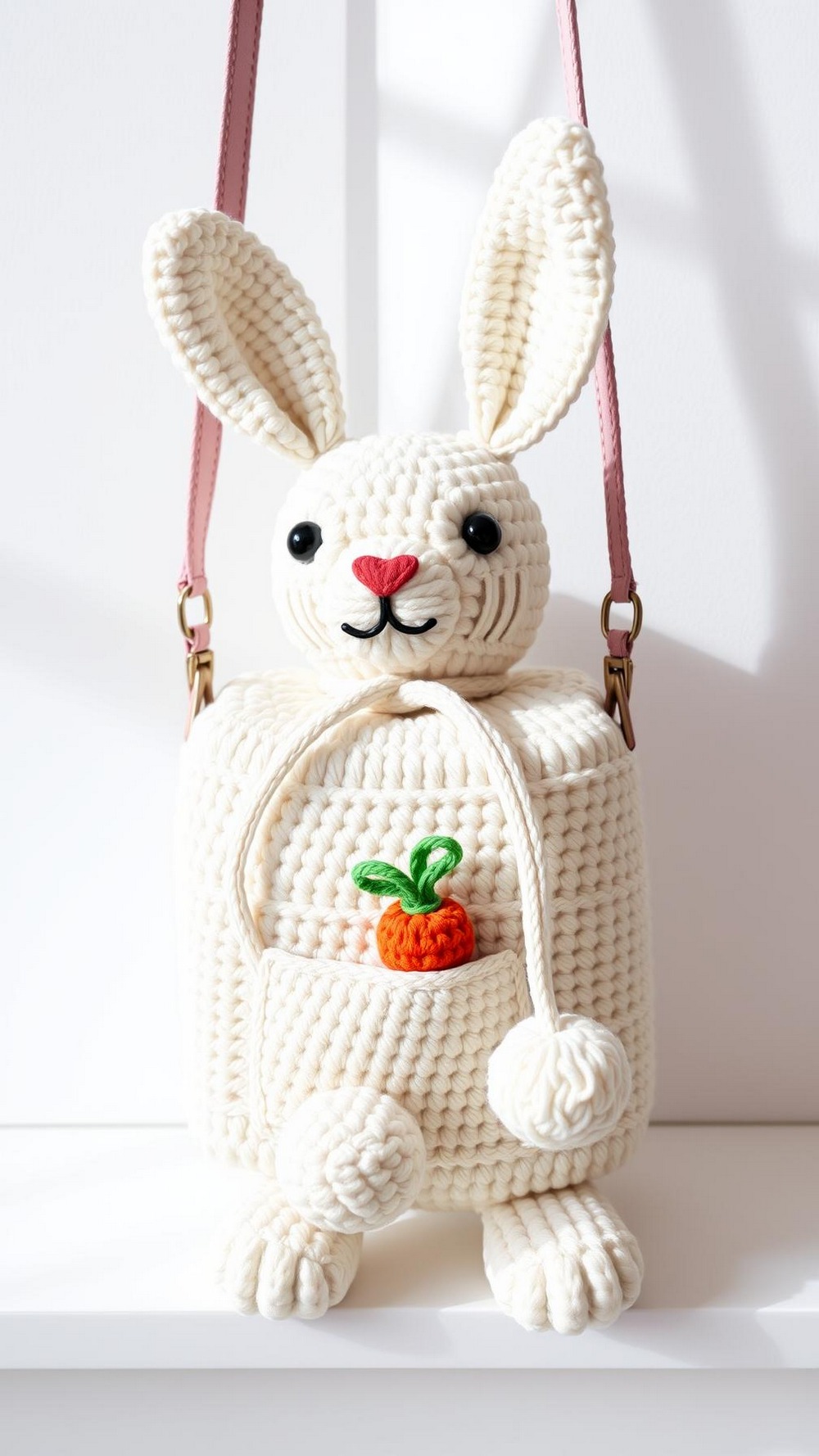 Bunny Crochet Animal Bag