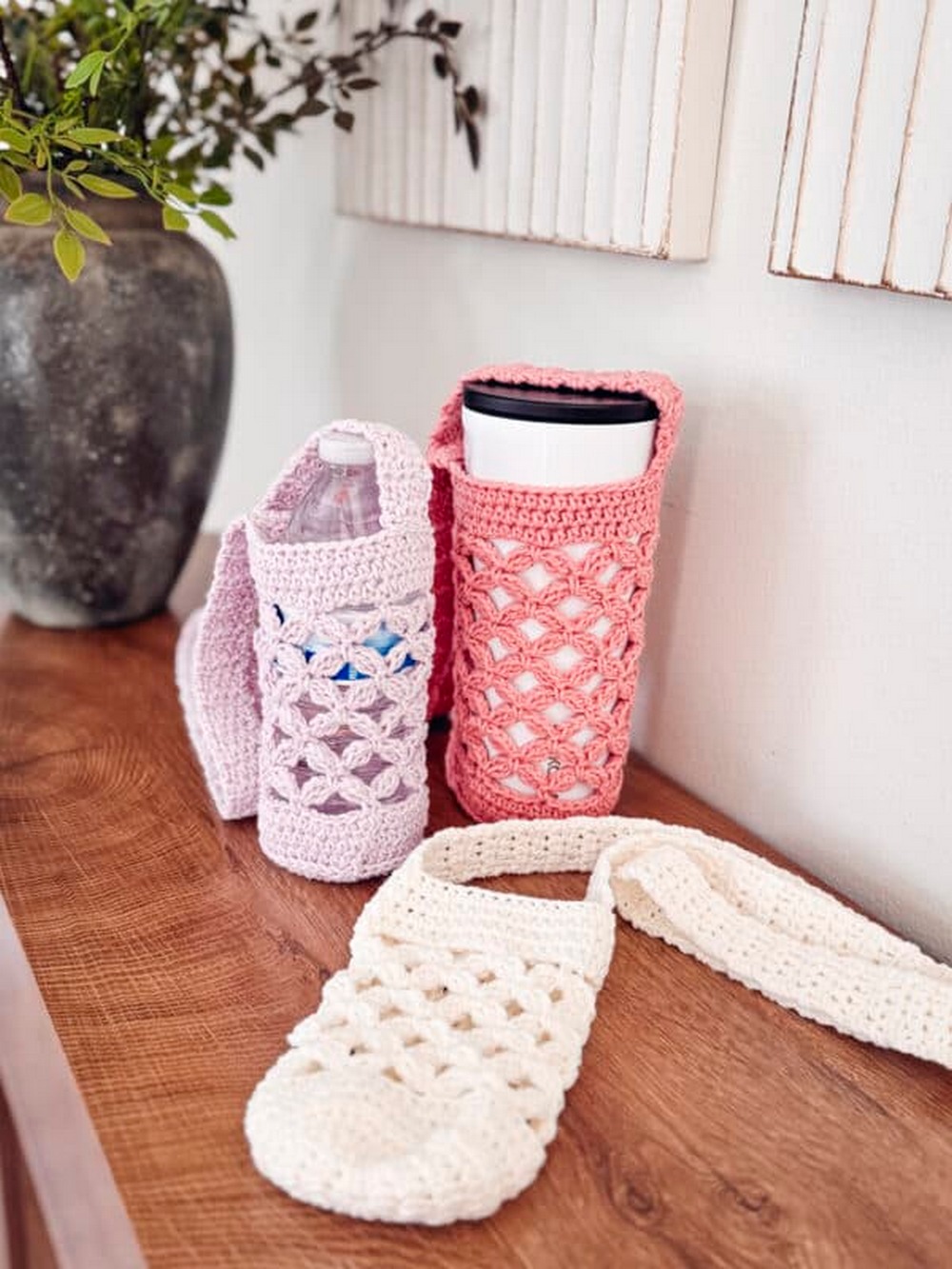 Circle Leaf Water Bottle Holder