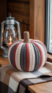 Cozy Cabin Crochet Pumpkin