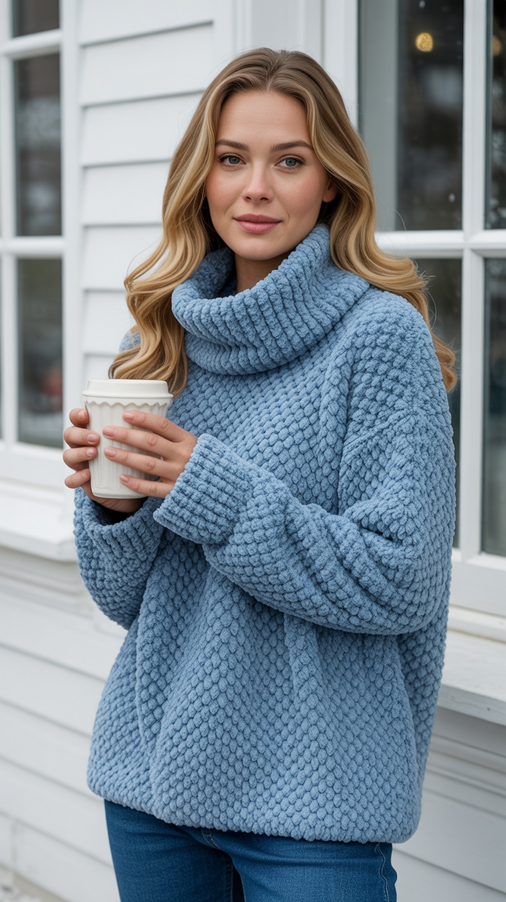Cozy Snow Day Crochet Sweater