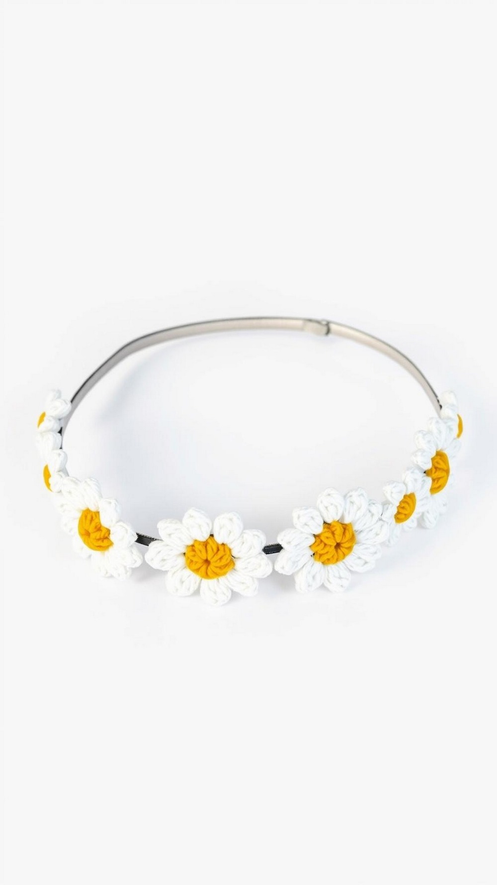 Dainty Daisies Crochet Flower Headband