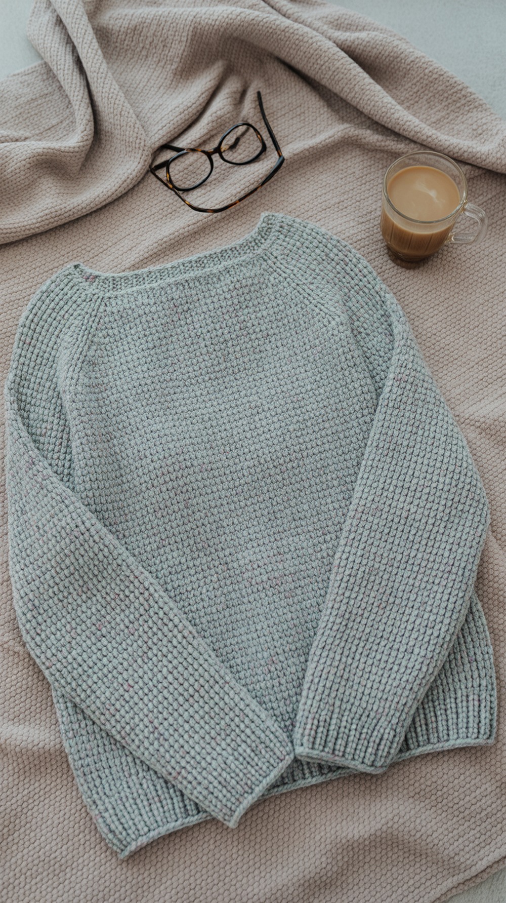 Drop Sleeve Basic Crochet Sweater