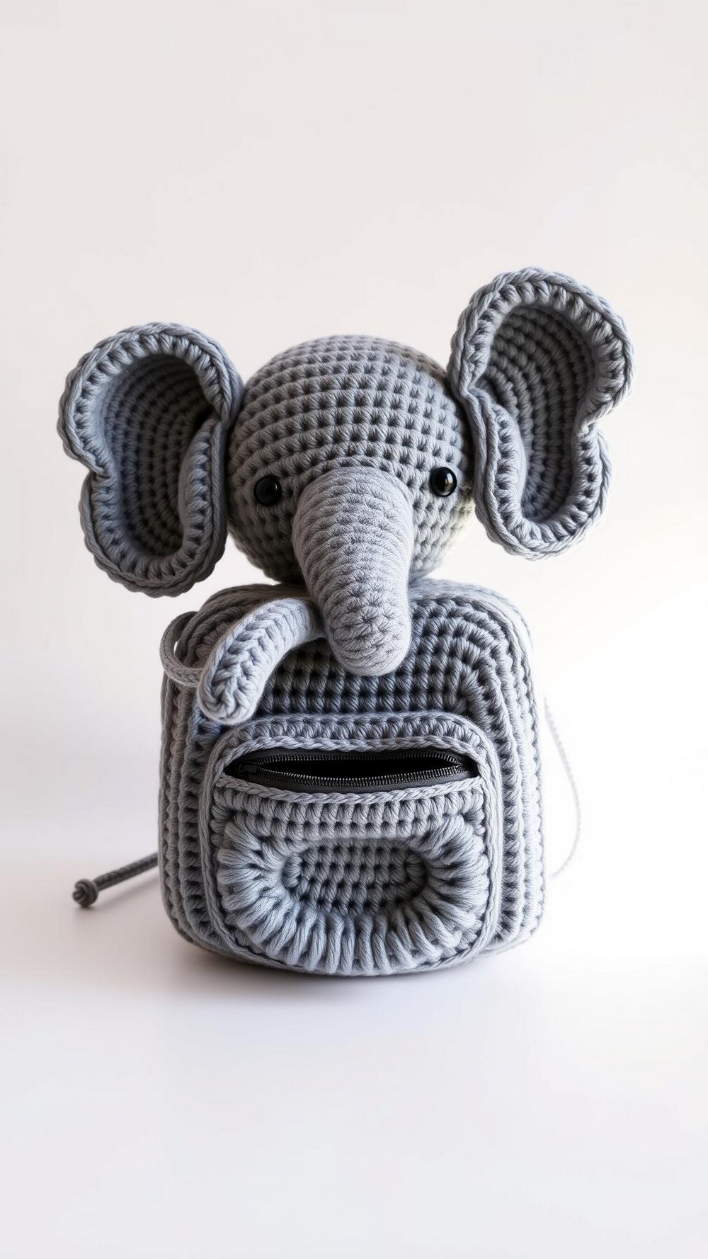 Elephant Crochet Animal Bag