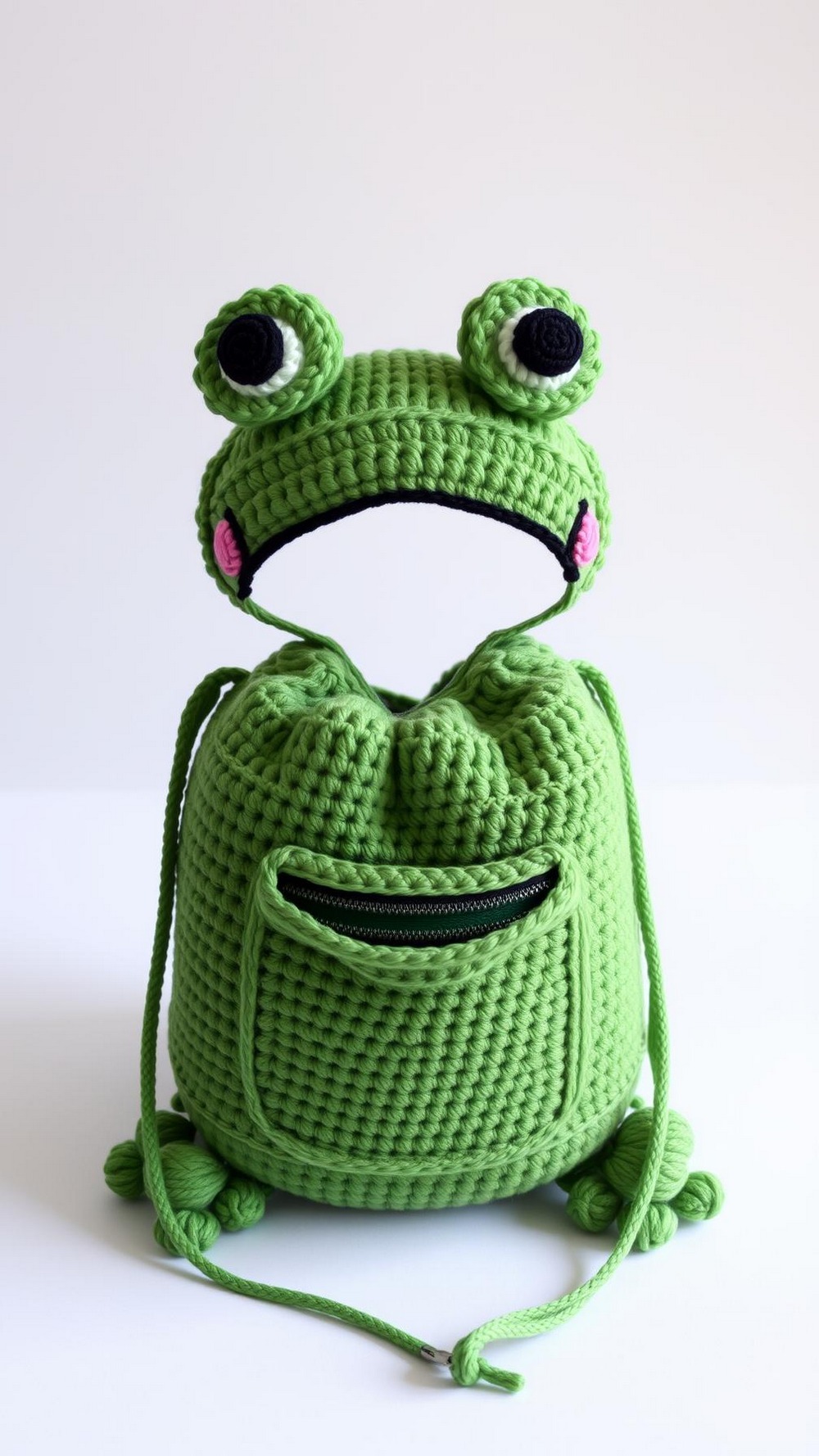 Frog Crochet Animal Bag
