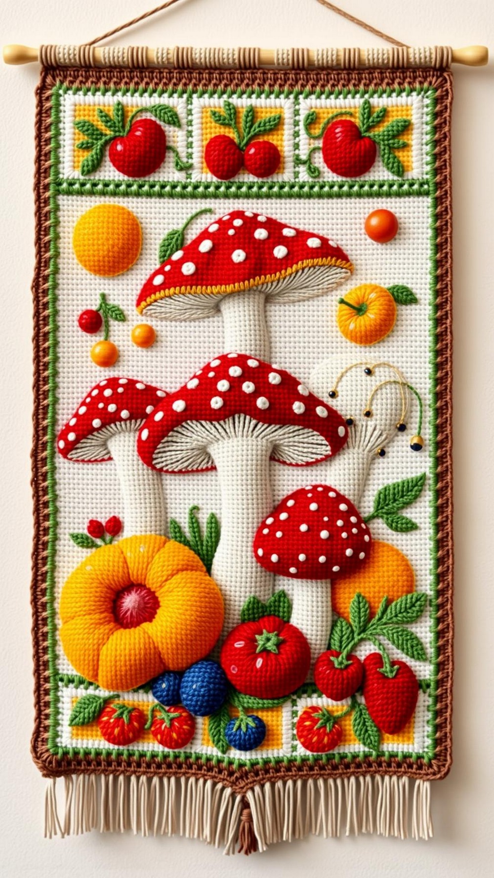 Fruit of the Shroom Wall Hanging