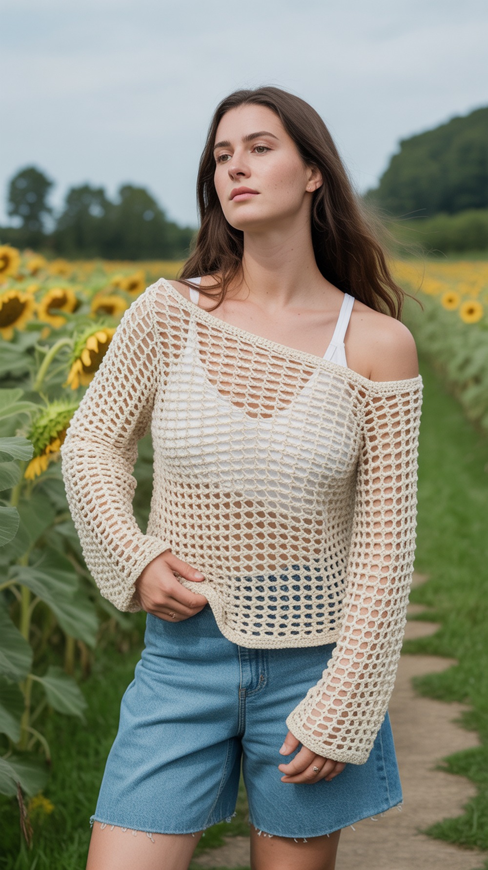 Light and Airy Summer Crochet Sweater