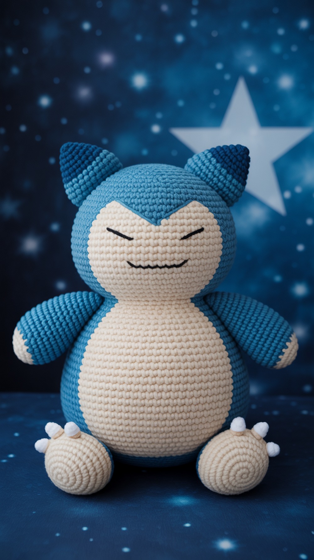 Midnight Blue Snorlax Plushie