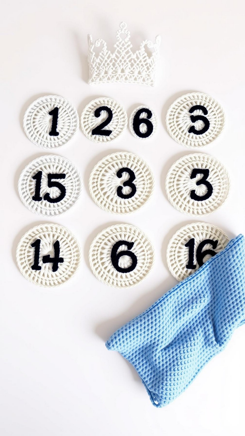 Milestone Photo Moment crochet Baby Shower Gift Set
