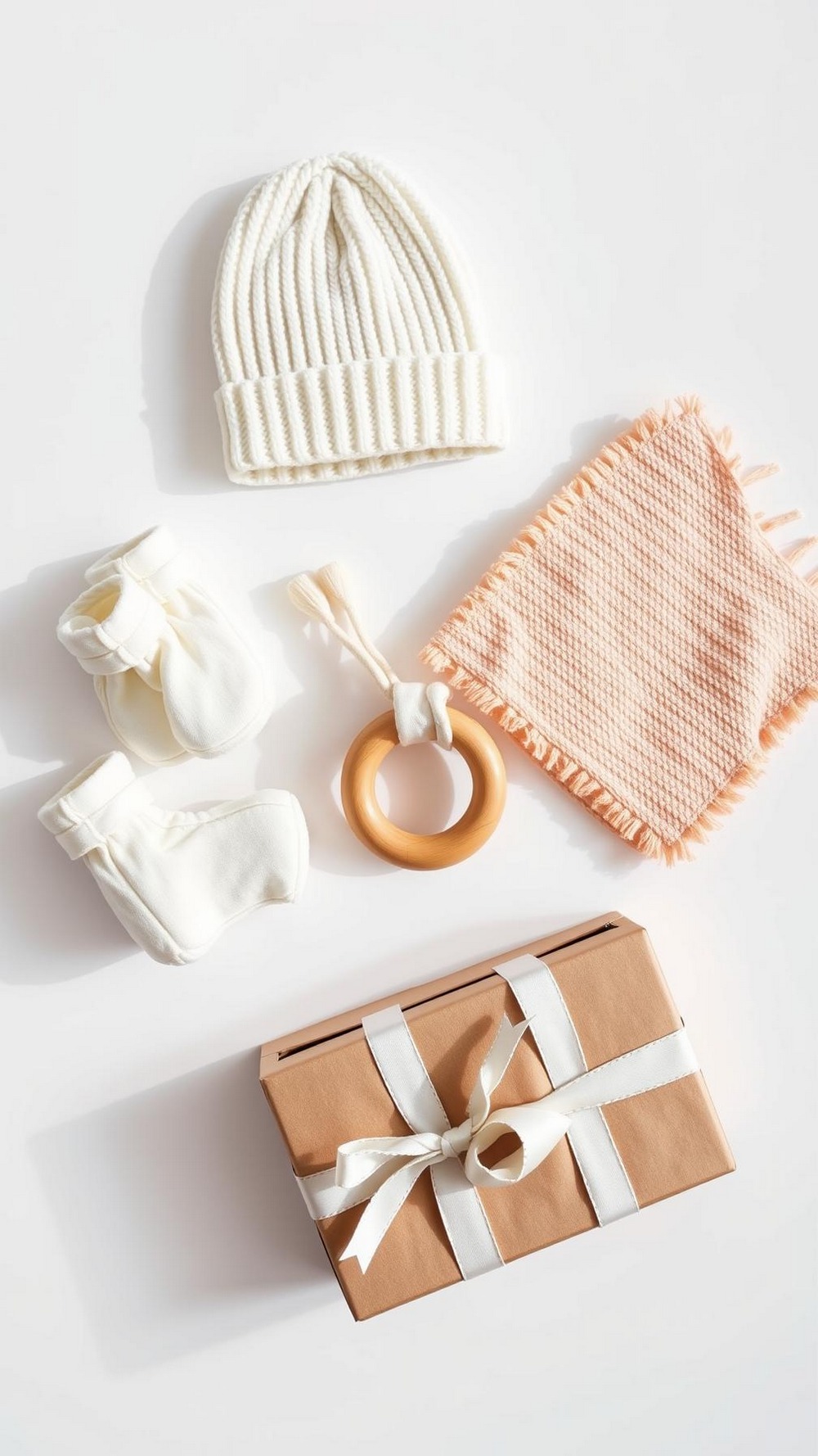 Natural & Neutral crochet Baby Shower Gift Set