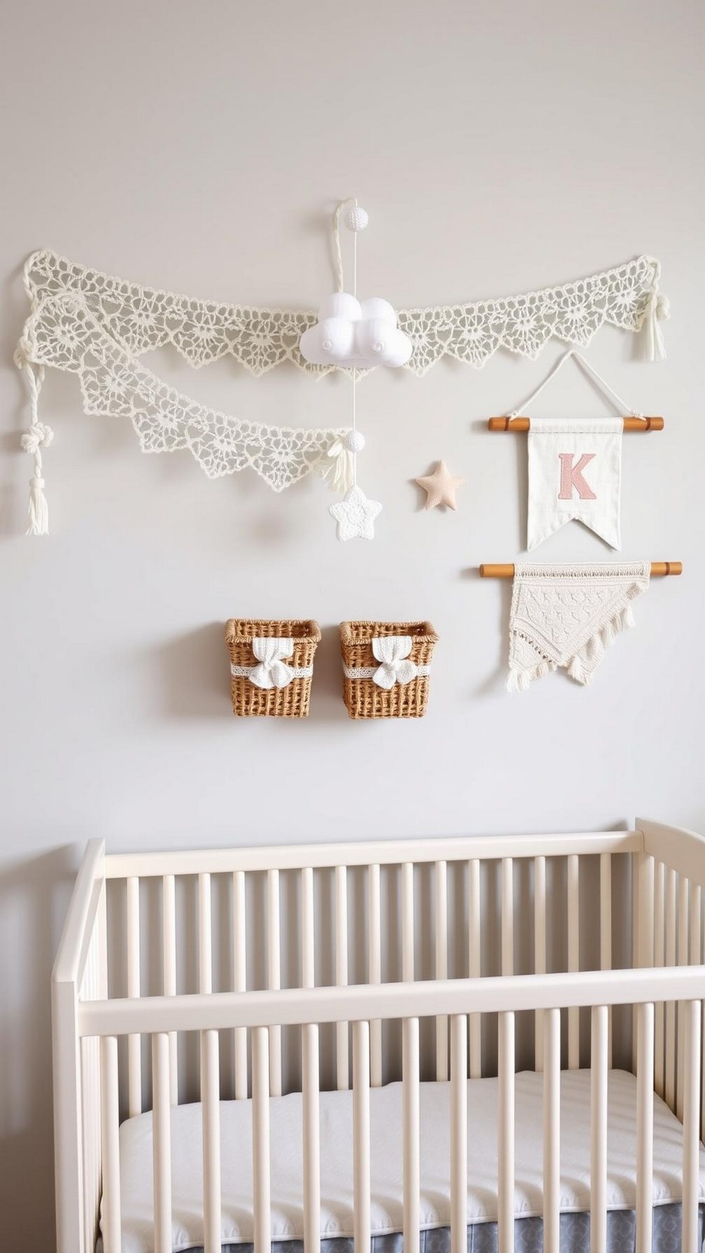 Nursery Decor Charm crochet Baby Shower Gift Set