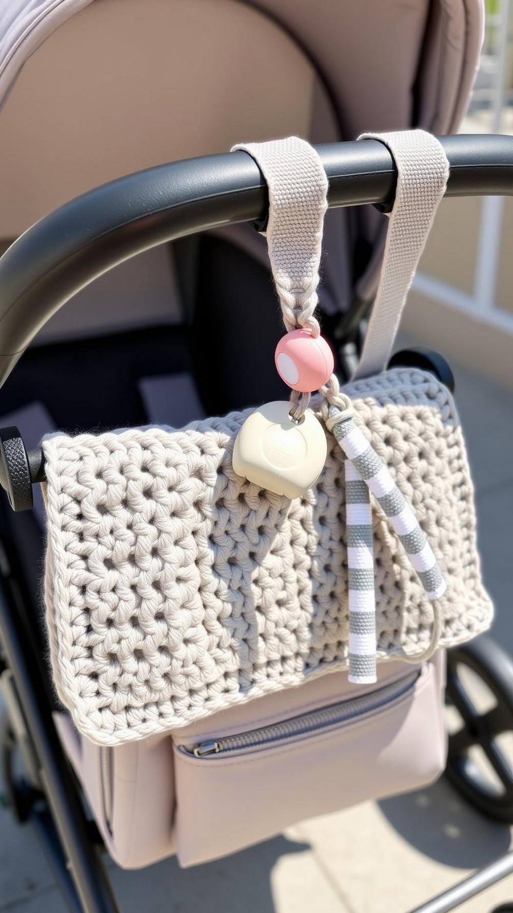 On the Go Travel crochet Baby Shower Gift Set