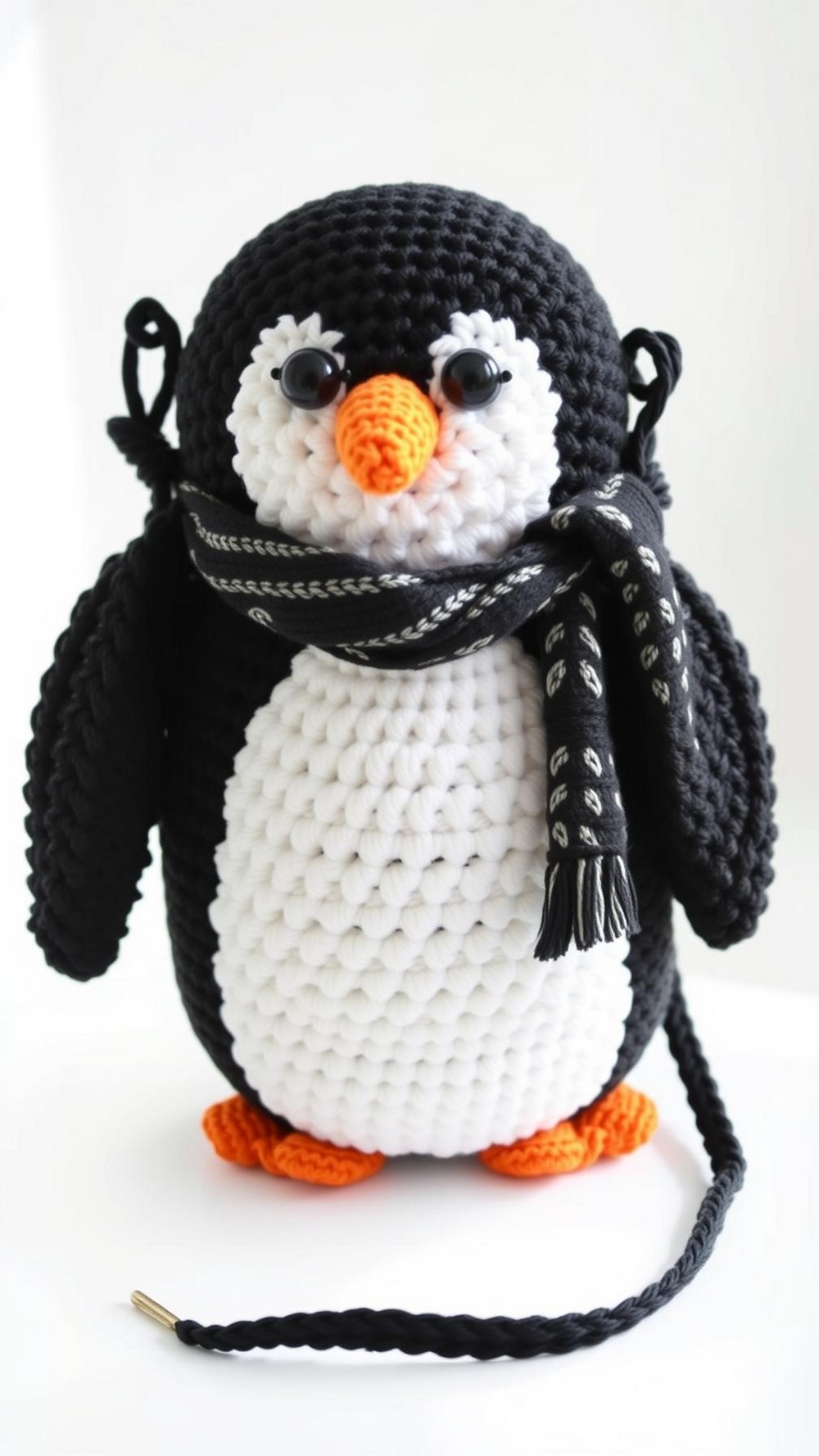 Penguin Crochet Animal Bag