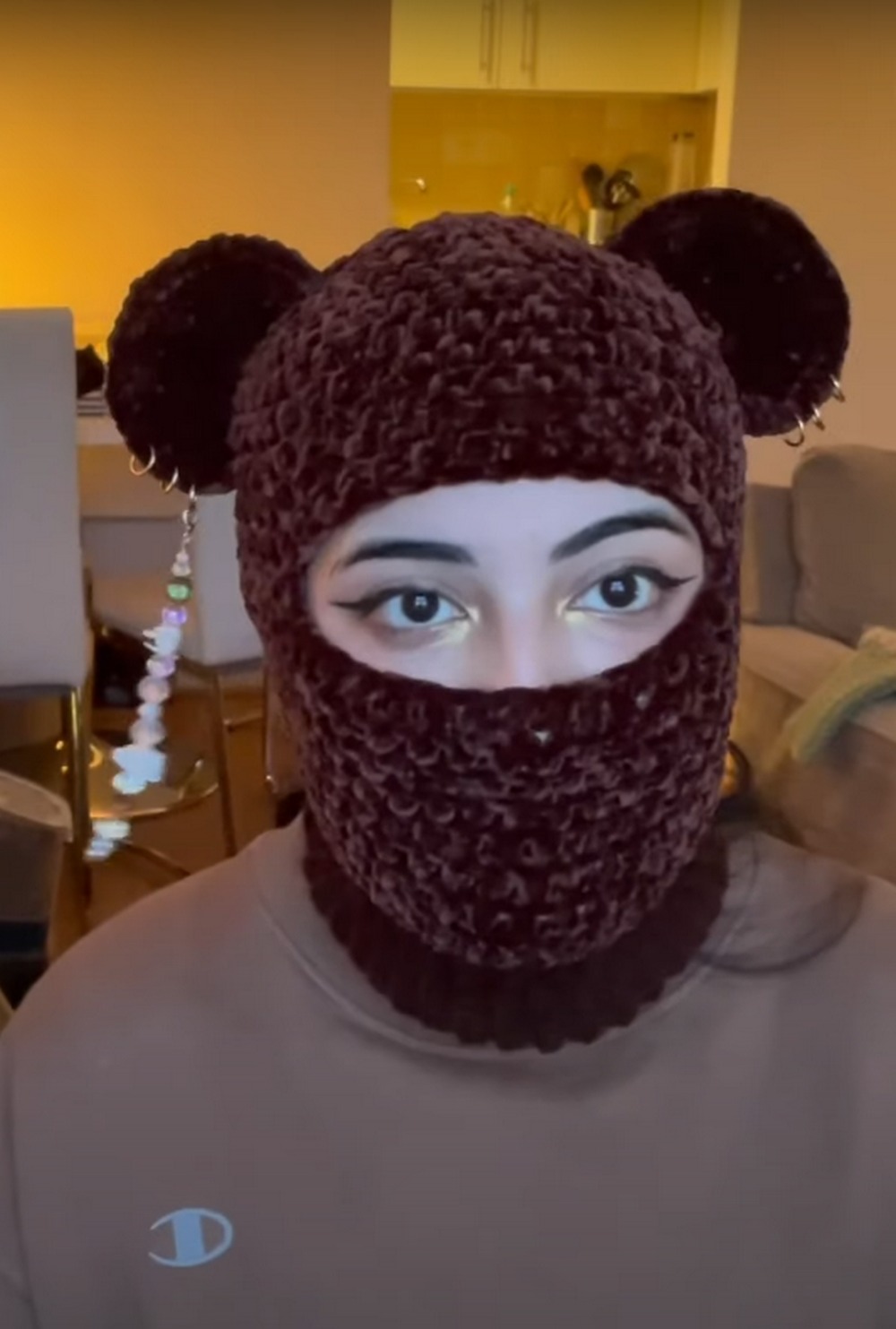 Pierced Bear Balaclava