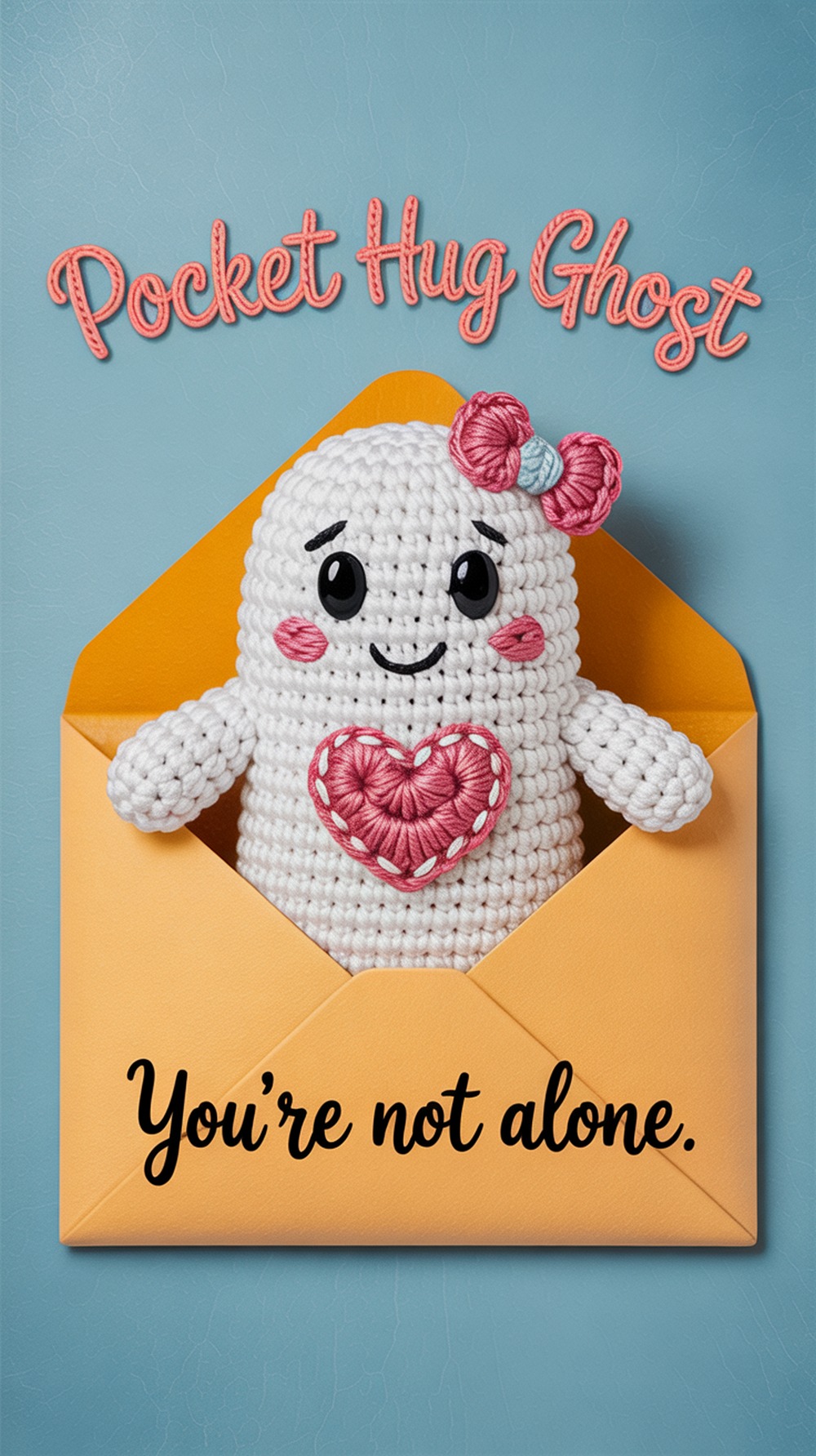 Pocket Hug Ghost Crochet Free
