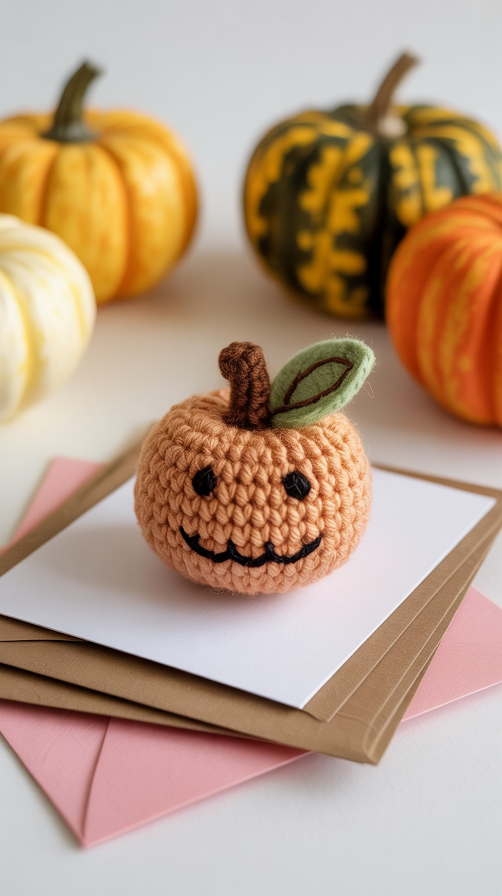 Tiny Pocket Hug Crochet Pumpkin