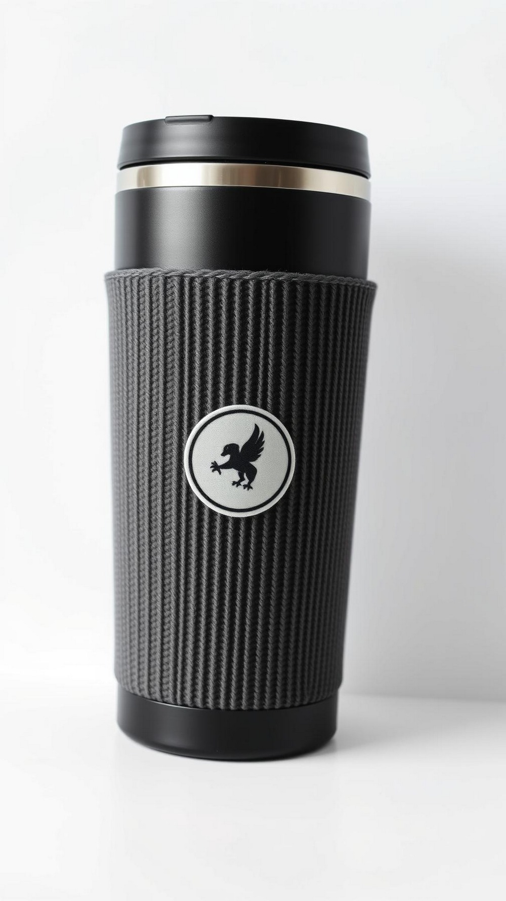 Travel Tumbler Minimalist Ribbed Mug Cozy